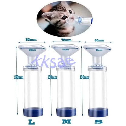 Dog Cat Inhaler Spacer Feline/Canine Aerosol Chamber Inhaler for Cats/Dogs