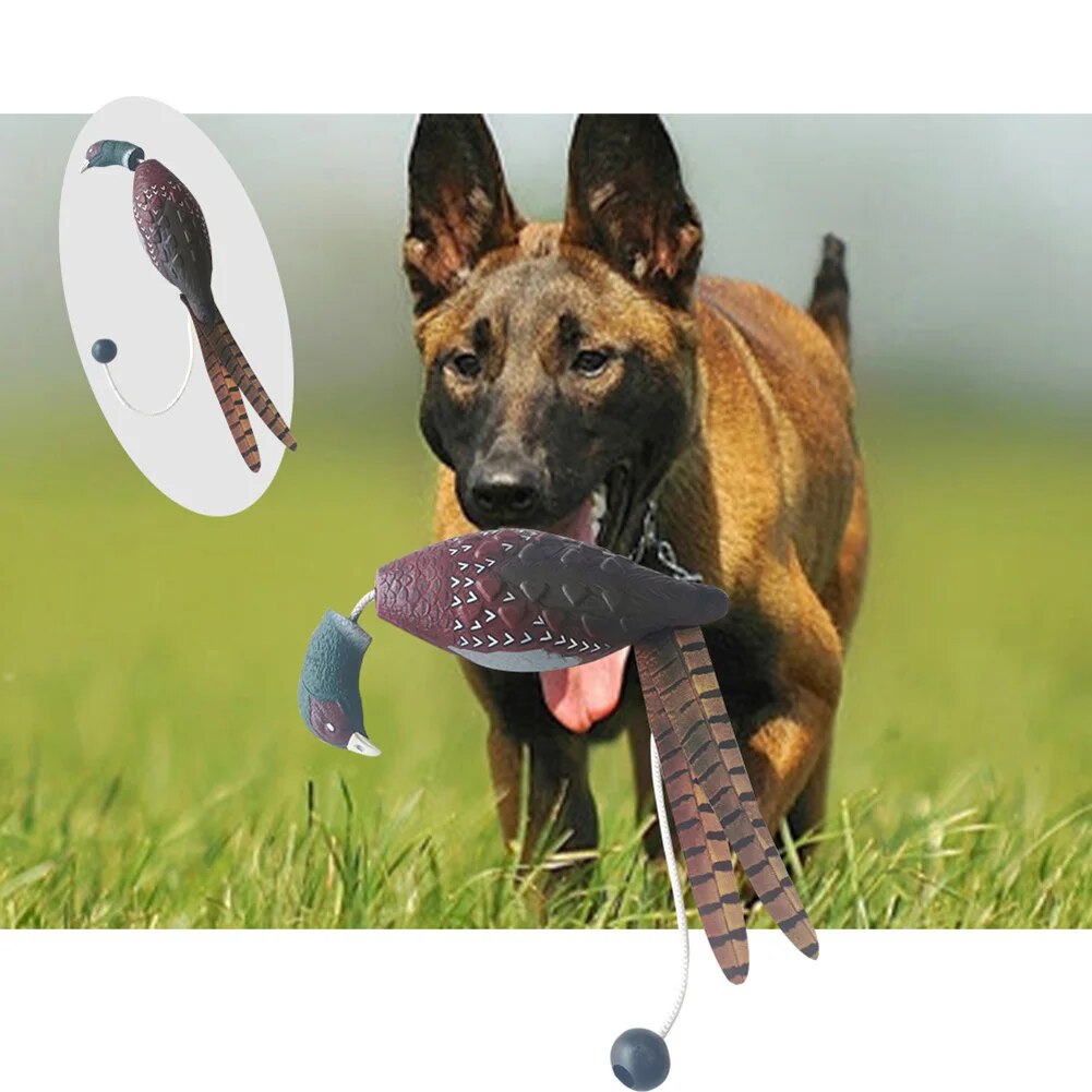 Dog Toys Mimics Dead Turkey Bumper Toy for Training Puppies or Adult Hunting Dogs Teaches Mallard and Waterfowl Game Retrieval