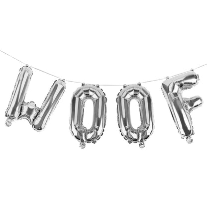 Foil Balloon Woof Letter Dog Birthday Balloon WOOF Letter Balloon Pet Product Birthday Party Animal Safari Party Decor Kids Toys