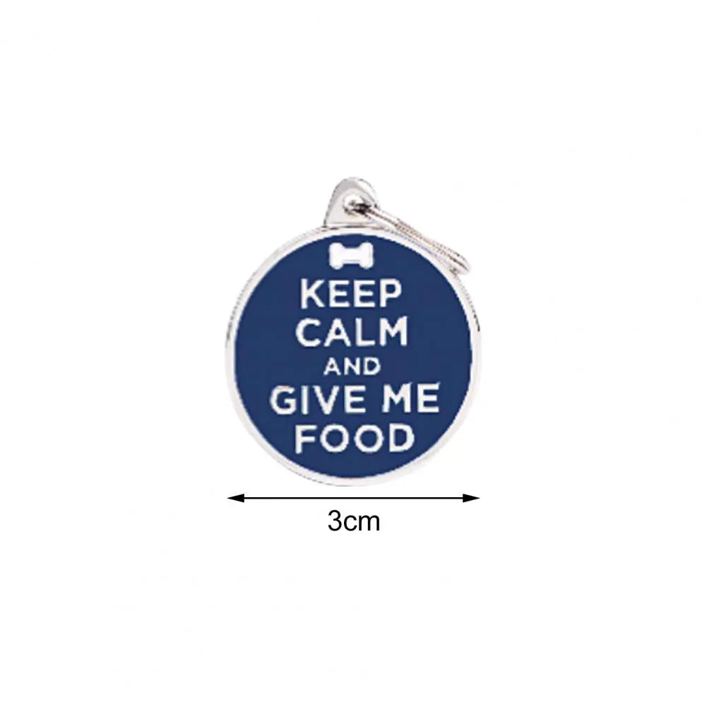 Good Dog Tag Attractive Cat Name Tag Sturdy Construction Rust-proof Pet ID Tag Puppy Kitten Name Card Decoration Party Favor