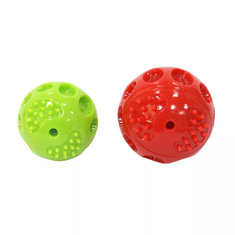 CAITEC Dog Toys Squeaking Bouncing Ball Durable Floatable Springy Pet Toys Squeaky Ball Bite Resistant for Small to Large Dogs