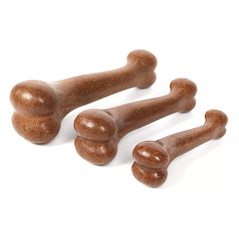 Nearly Indestructible Dog Bone Natural Non-Toxic Anti-bite Puppy Toys For Small Medium Large Dog Pet Chew Game Dental Care Stick