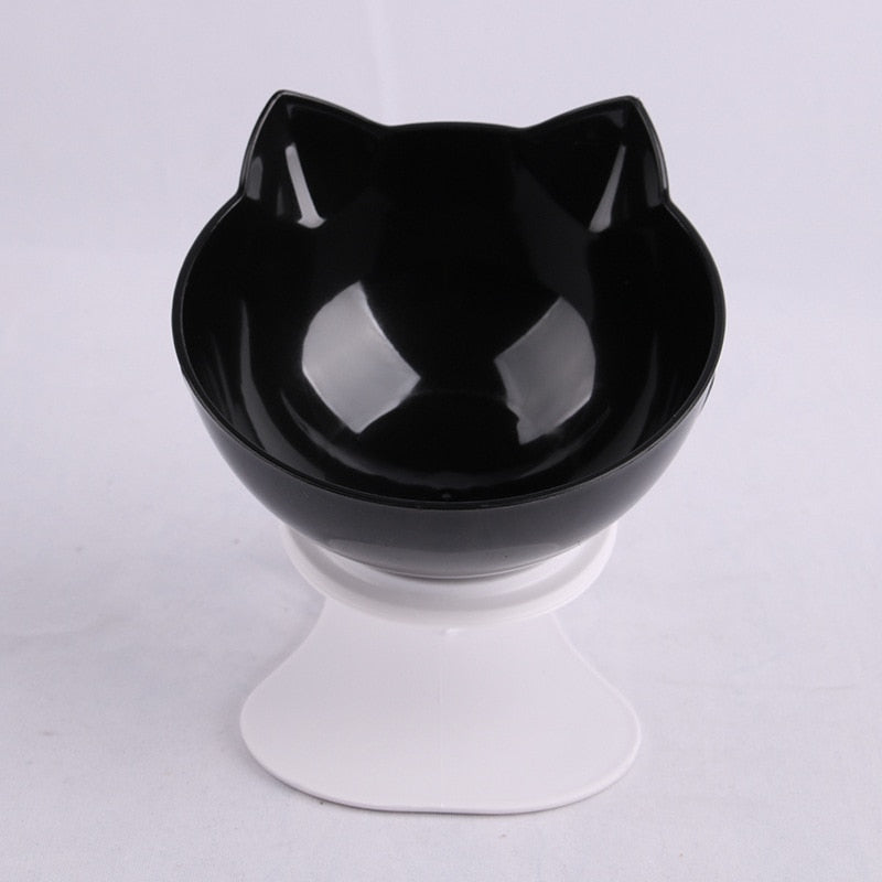 Non-Slip Double Cat Bowl Pet Water Food Feed Dog Bowls Pet Bowl With Inclination Stand Cats Feeder Feeding Bowl Kitten Supplies