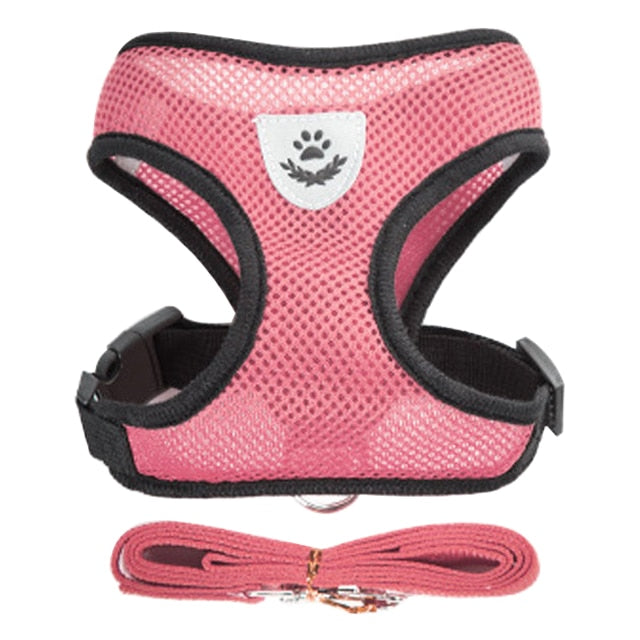 Cat Harness Vest Walking Lead Leash For Puppy Dogs Collar