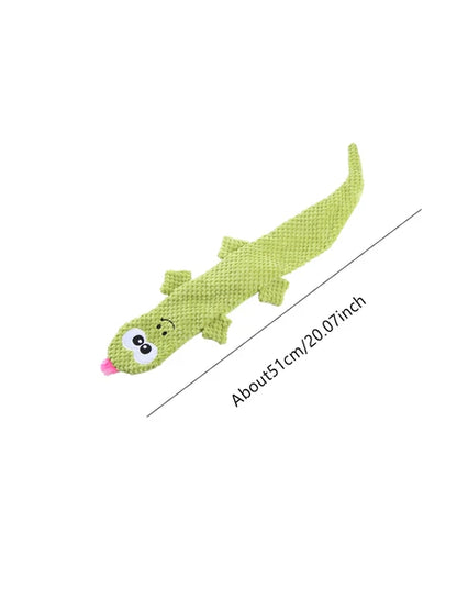 New plush lizard dog toy cornvelvet cartoon doll grinding teeth cleaning pet products