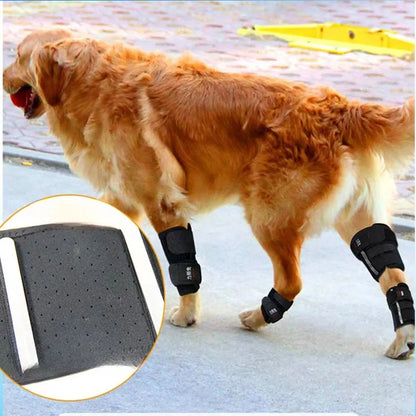 Pet Dog Leg Knee Protection Pet Dog Fracture Fixed Splint Leg Knee Pads For Dogs Recovery Bandage Cat Fracture Golden Hair Teddy