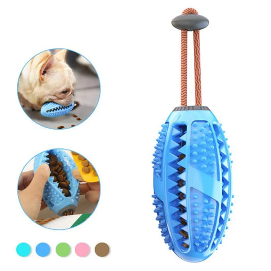 Pet Dog Toy Interactive Rubber Leaking Food Ball Puppy Cat Chewing Toys Pet Tooth Cleaning Tool Suction Cup Tug Toy Dog Supplies