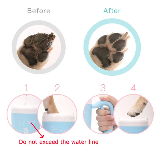 Puppy Pet Foot Washer Cup Silicone Pet Clean Brush Quickly Cleaning Paws Muddy Feet Dog Foot Wash Tools Pet Accessories For Dogs