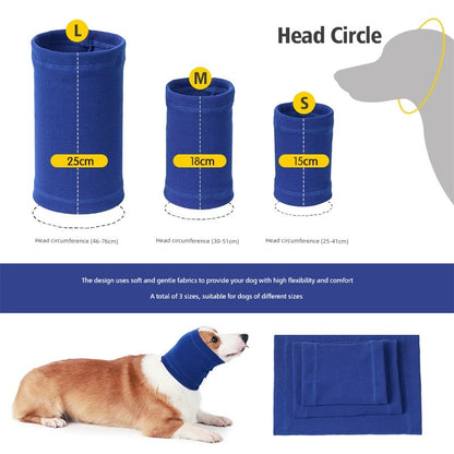 Pet Dog Windproof Anti-Freezing Soothing Decompression Headgear Scarf Anti-Scare Soothing Mood Anti-Thunder Noise Protection