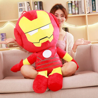 Disney Marvel Avengers Soft Stuffed Captain America Iron Man Spiderman Plush Toys Movie Dolls Christmas Gifts for Kids Boys