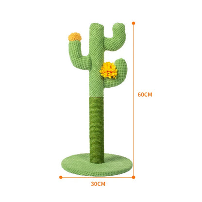 Cactus Cat Scratching Posts with Sisal Rope Cat Scratcher Cactus for Young and Adult Cats Cat climbing Frame Toy