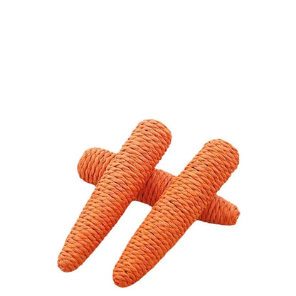 Cat Toys Sound Carrot Cuddle cat stick since fun fun cat teething stick anti-bite cat scratch board pet supplies