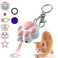 Pet Cat Toys USB Rechargeable Multifunctional Pet Laser Toy For Cats Interactive Funny Kitten Training Laser Toy Cat Accessories