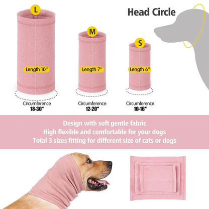 【Clearance sale】Pet Dog Ear Cover Wrap Noise Snood Anti-scare Noise Protective Ear Muffs For Calming Anxiety Relief