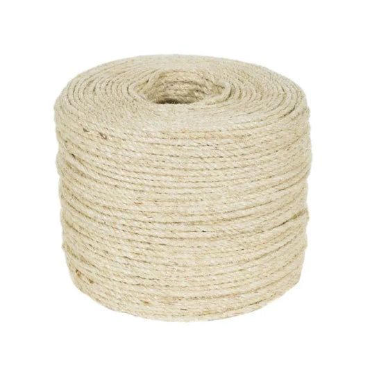 5M Sisal Rope For Cats Scratching Post Toy Making DIY Cat Scratch Board For Cat To Exercise Claw Desk Chair Legs Binding Rope