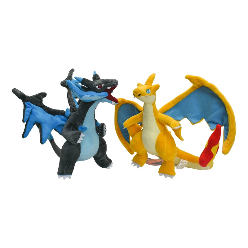 Charizard Plush Toys Pokemon Mega Evolution X & Y Charizard Soft Stuffed Animals Dolls Christmas Gift for Children