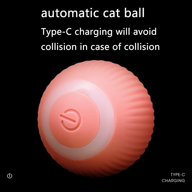 Smart Cat Toys Automatic Rolling Ball Training Self-moving Kitten Toys Electric Cat Toys Interactive for Cats Pet Products