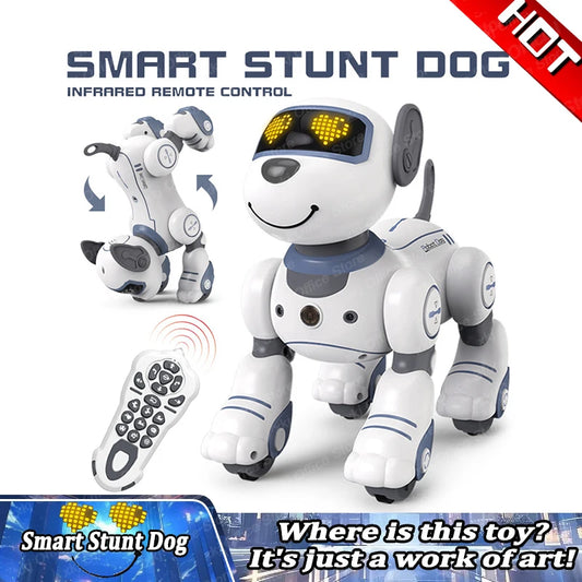 New Intelligent Robot Dog Toy Cute Pet Dog Can Dance Electronic Dog Pet Accompanying Robot Children's Puzzle Kids Toys