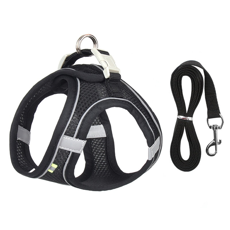 Dog Harness Leash Set for Small Dogs Adjustable Puppy