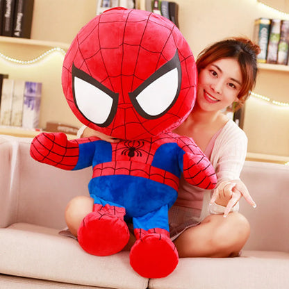 Disney Marvel Avengers Soft Stuffed Captain America Iron Man Spiderman Plush Toys Movie Dolls Christmas Gifts for Kids Boys