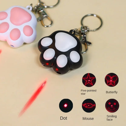 Pet Cat Toys USB Rechargeable Multifunctional Pet Laser Toy For Cats Interactive Funny Kitten Training Laser Toy Cat Accessories