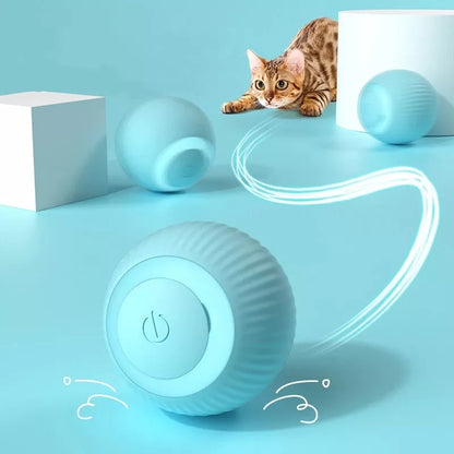 MADDEN Smart Cat Toys Automatic Rolling Ball Electric Cat Toys Interactive Balls for Puppy Dog Kitten Training Toy Pet Supplies