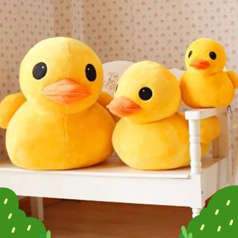 Giant Yellow Duck Plush Pillow Soft Stuffed Animals Simulated Ducks Plushie Toy Cute Home Decor Pillow Wholesale Xmas Kids Gift