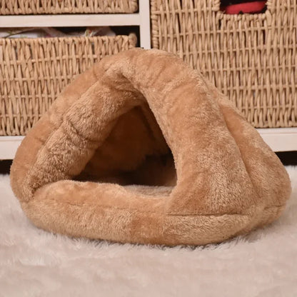 Sleeping Bag Mat Pet bed for Cats Dogs Soft Nest Kennel Bed Cave House Pad Tent s Winter Warm Cozy Beds Accessories