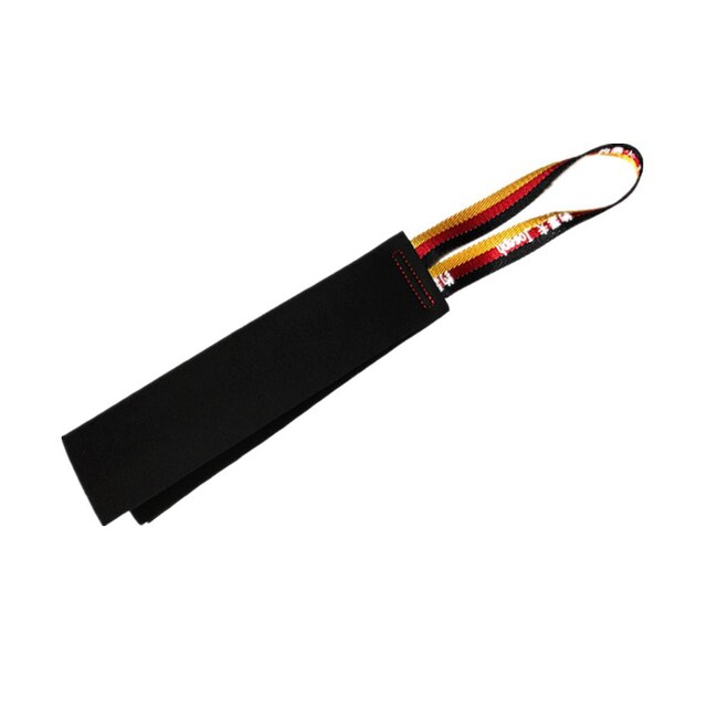 Leather Bite Rag for Dog Training Puppy Toy to Build Prey Drive Train Bite Grip Play Tug of War Game with Handle