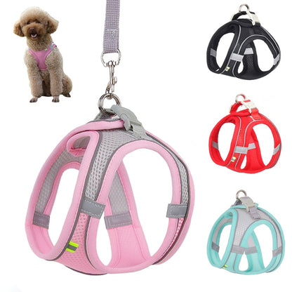 Dogs Adjustable Puppy Cat Harness Vest